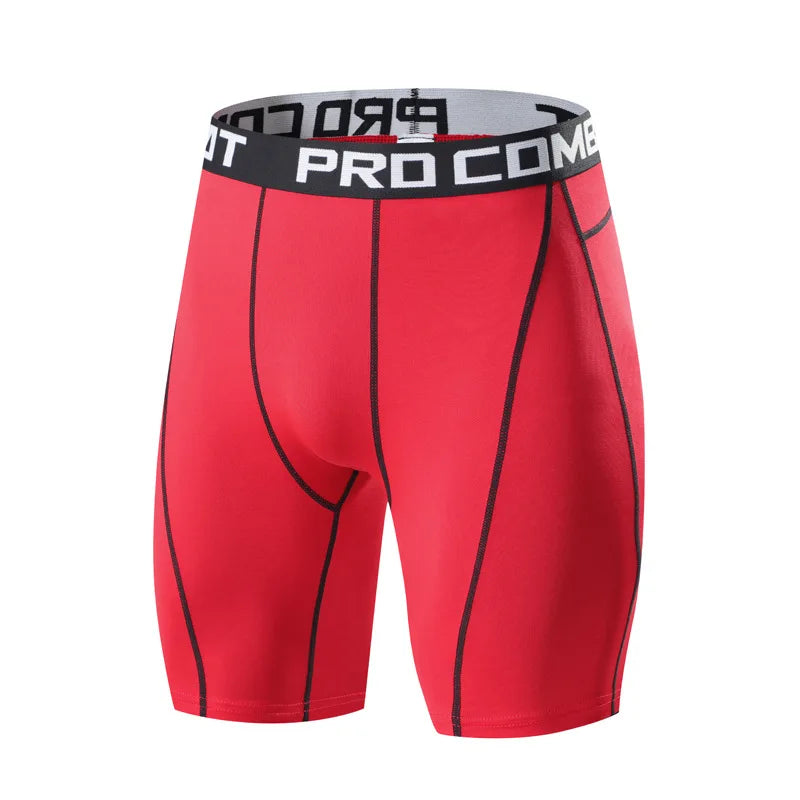 Men's Bodybuilding Compression Gym Shorts