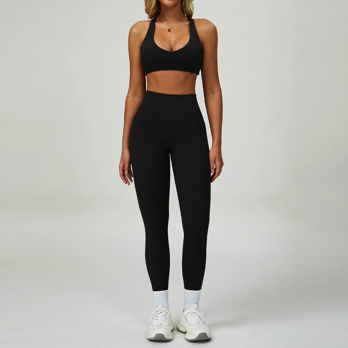 Women's 2-Piece Yoga Set, Leggings or Shorts, image 56 of 60