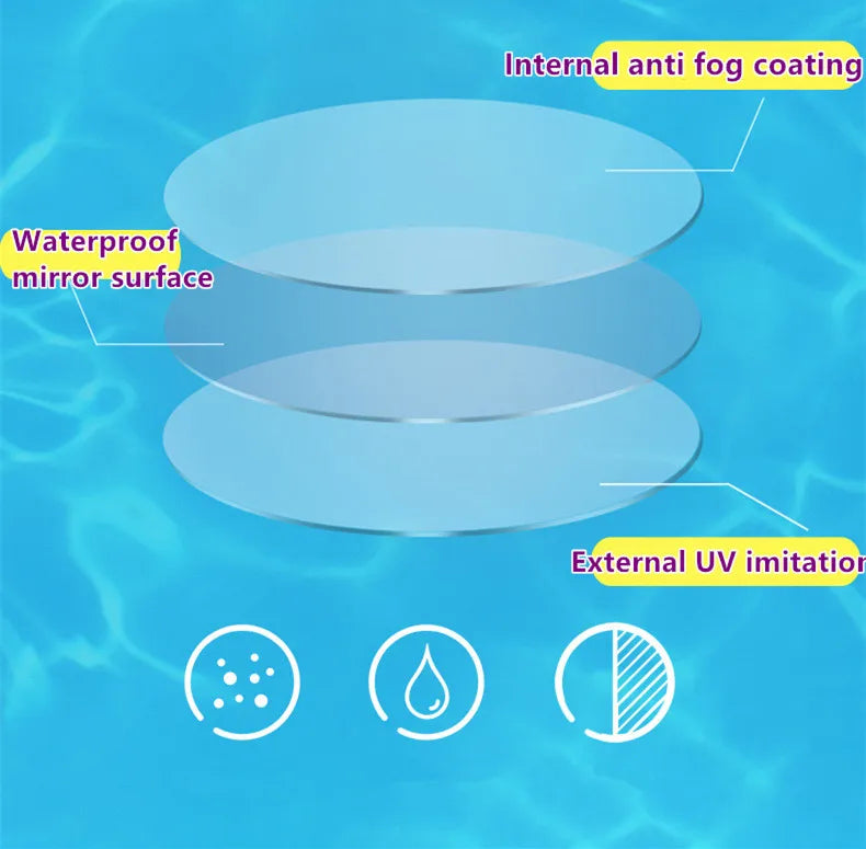 ARENA Professional Adult Anti-fog Swimming Goggles Earplugs Men