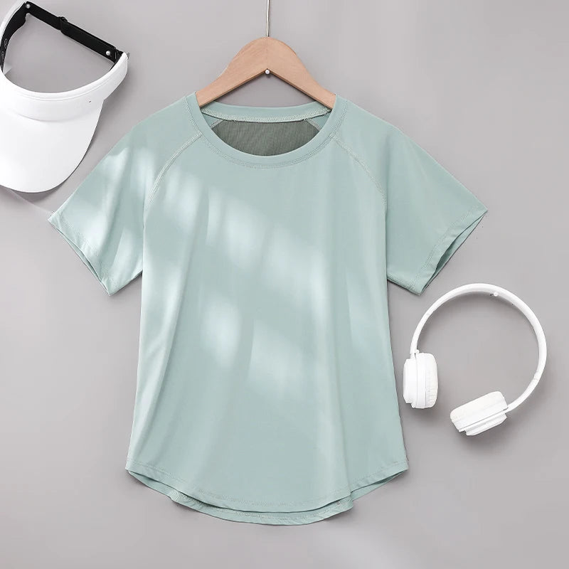 Women's Breathable Quick-Dry Yoga T-Shirt, image 8 of 23