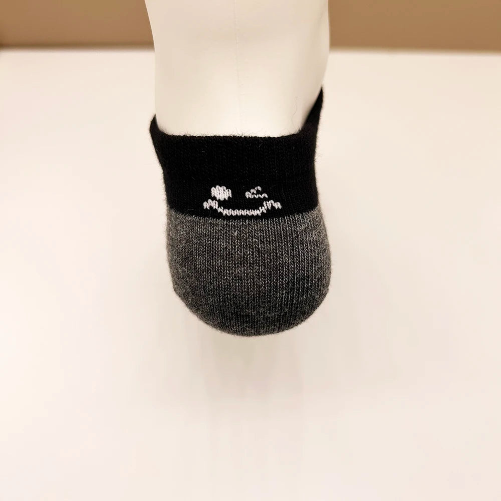 4 Pairs Cotton Women's Boat Socks No Show