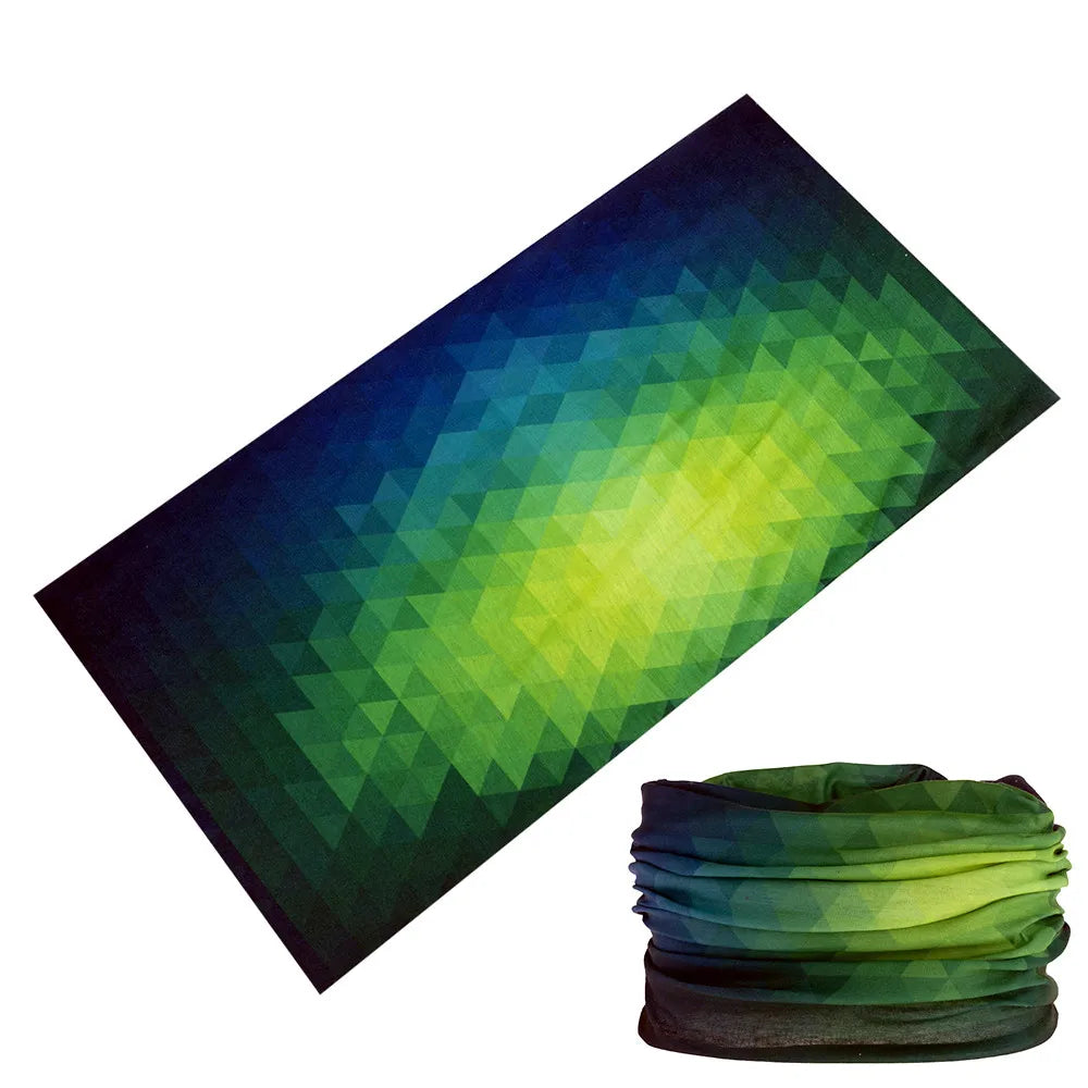 Unisex Gradient Print Bandana Neck Gaiter, image 21 of 44