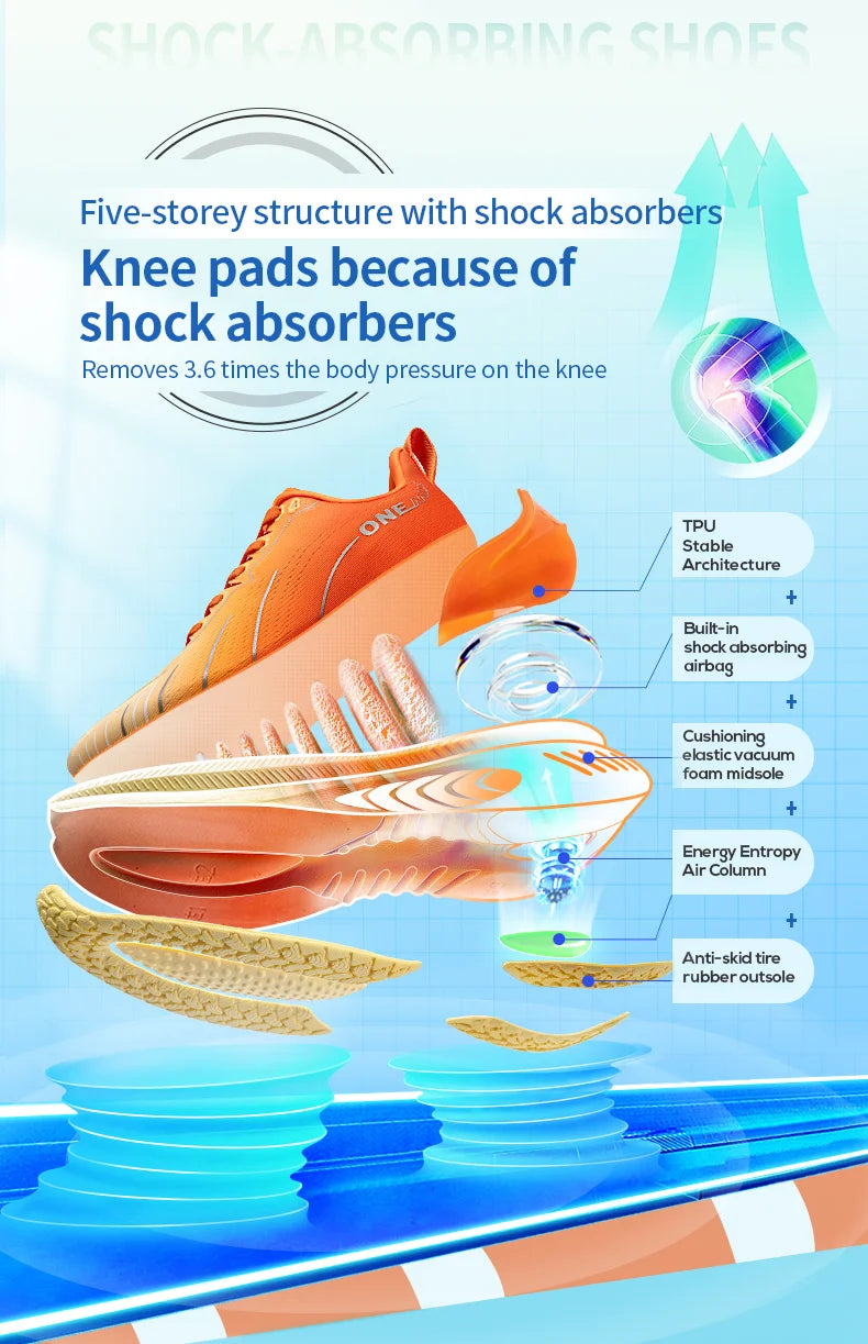 ONEMIX Men's Cushioned Running Trainers