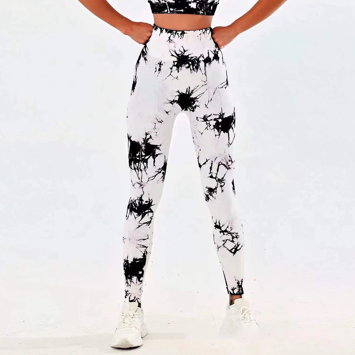 Women's Seamless High-Waist Yoga Leggings, image 7 of 16