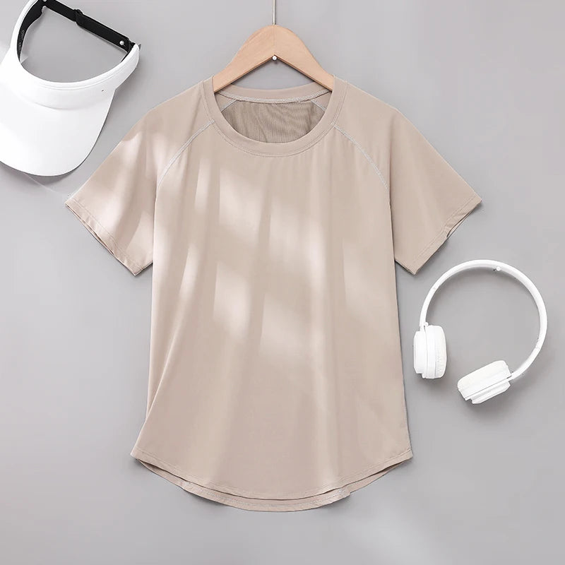Women's Breathable Quick-Dry Yoga T-Shirt, image 9 of 23