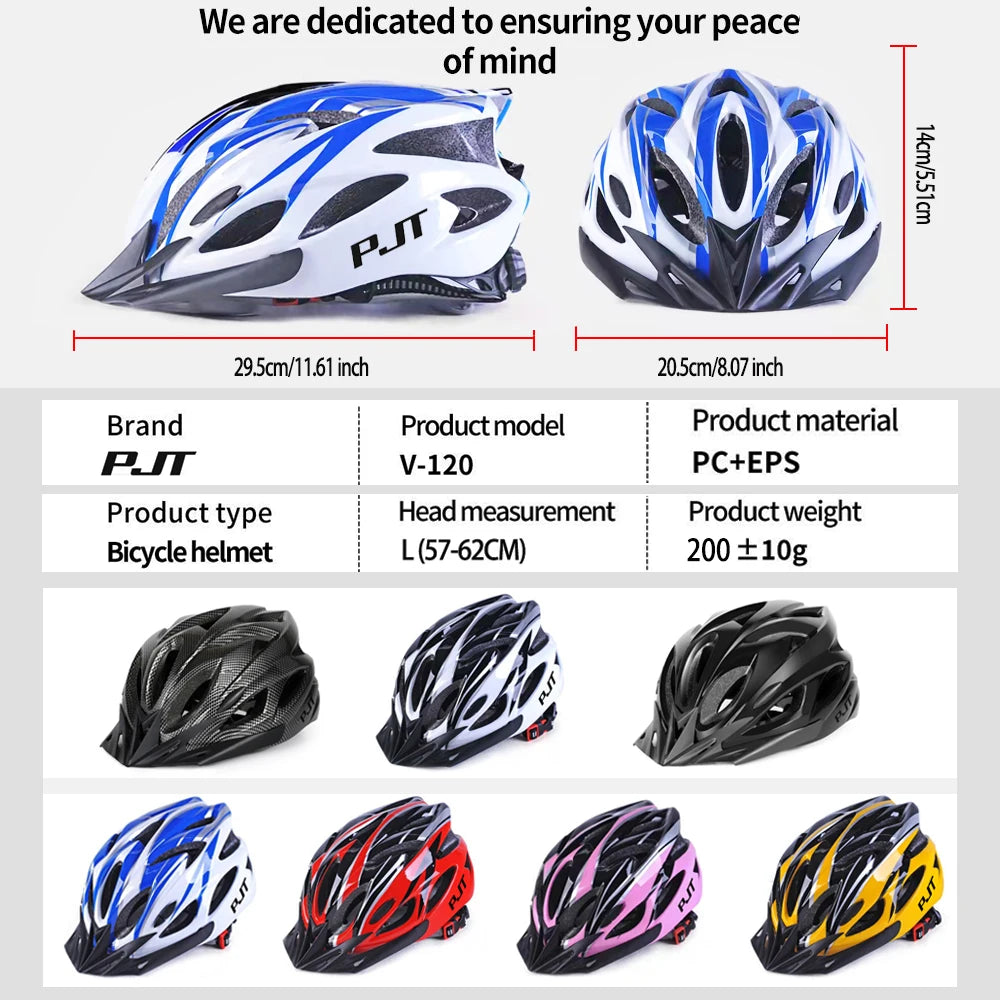 PMT Vented Bike Helmet, Adjustable 56-62cm, image 3 of 20