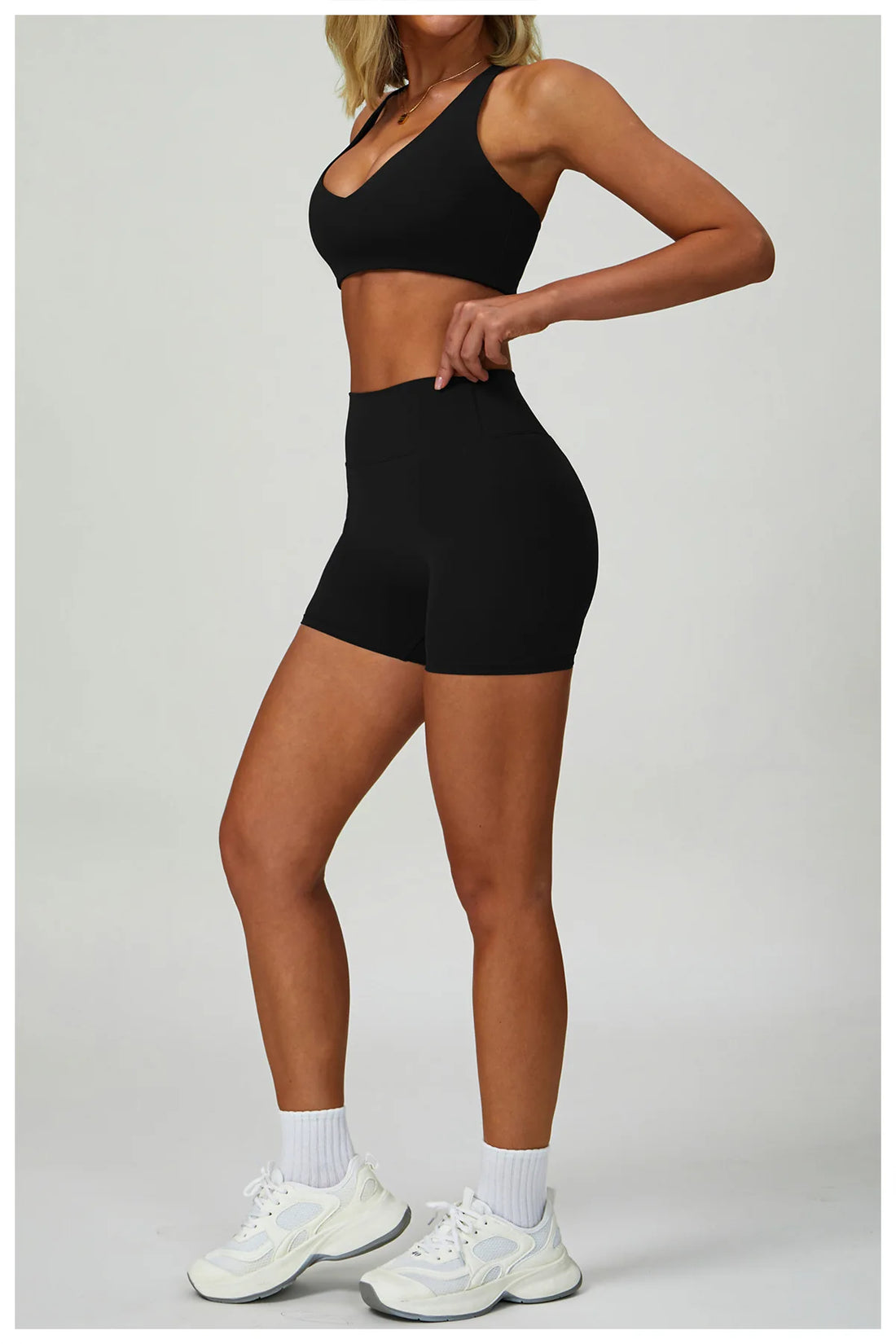 Women's 2-Piece Yoga Set, Leggings or Shorts