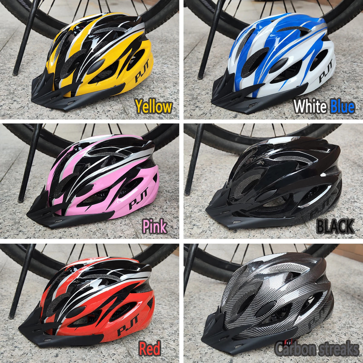 PMT Vented Bike Helmet, Adjustable 56-62cm, image 7 of 20
