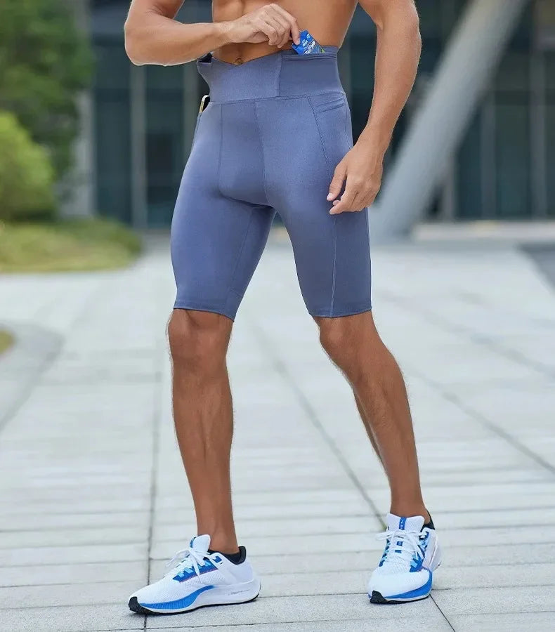 Compression Shorts Men Running Tights Women Workout Short