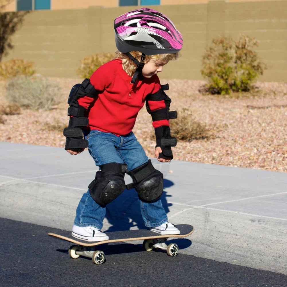 Adjustable Children Bicycle Helmet Scooter Skateboard Riding Safety