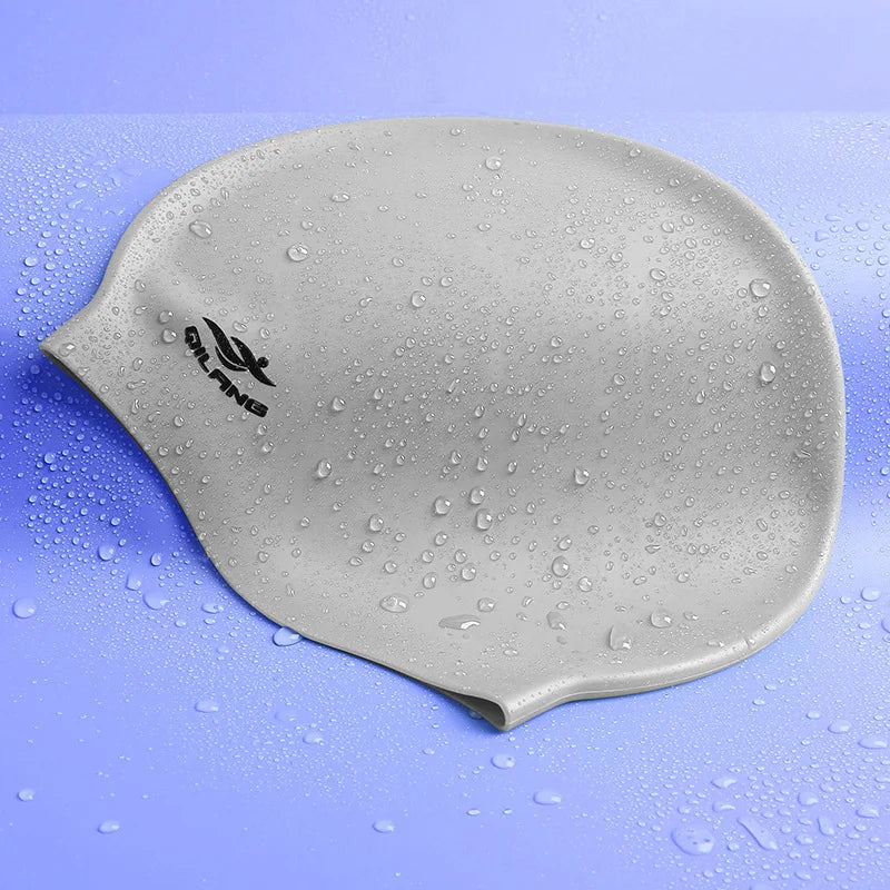 No Fog Head Silicone High-quality Swimming Cap Adults