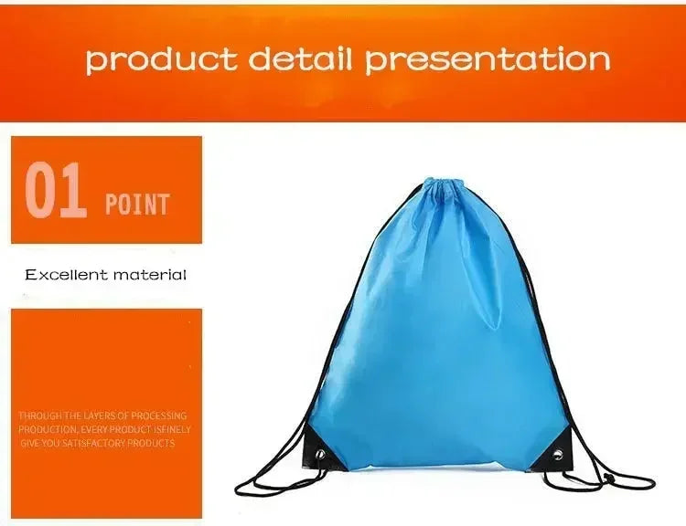 Eco Polyester Bundle Pocket Race Backpack Portable Waterproof