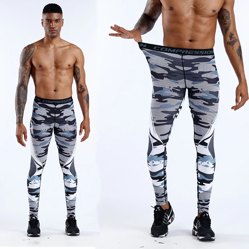 Men's Compression Pants Men Sportswear Training Legging Gym