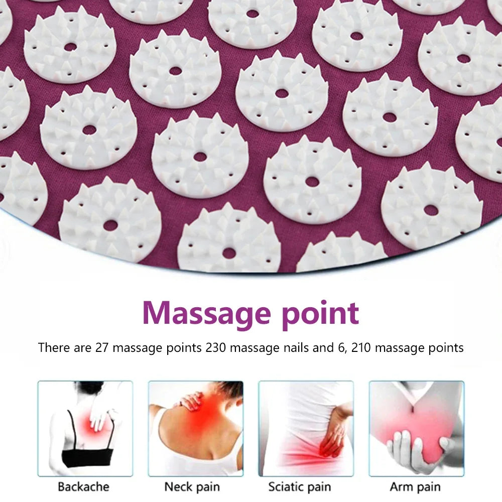 New Massager Cushion Massage Yoga Mat Acupressure Relieve