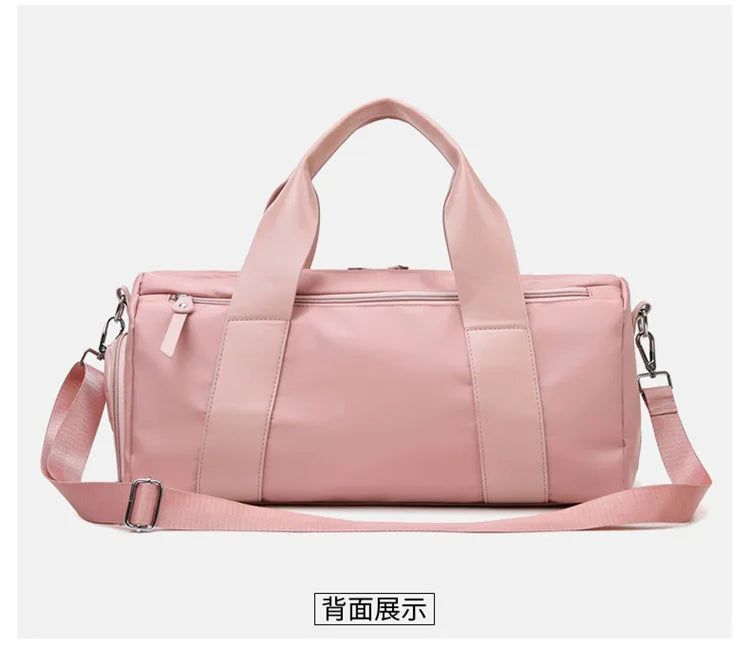 Women's Gym Bag with Separate Shoe Compartment