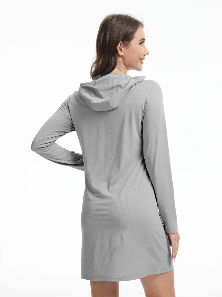 Women's Quick-Dry Hooded Beach Cover-Up