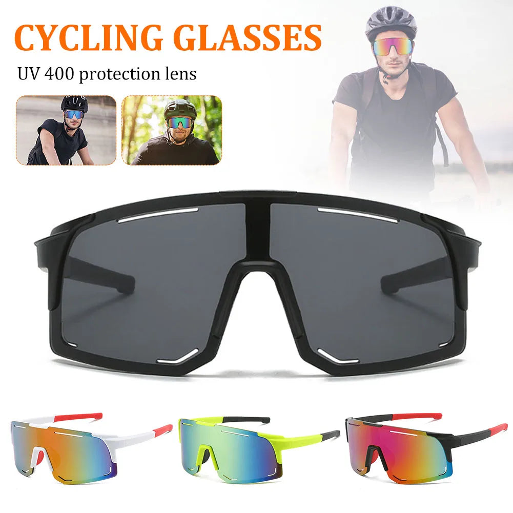 Polarized Cycling Sunglasses UV Protection Windproof Glasses Men