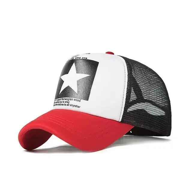 Fashion Spring Baseball Cap Snapback Mesh Hats Hip