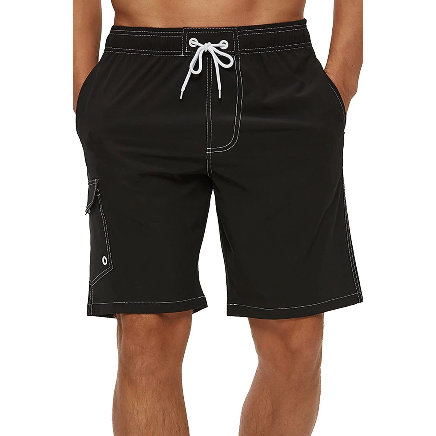 Men's Summer Beach Shorts Swimsuits Mesh Lined Swimwear