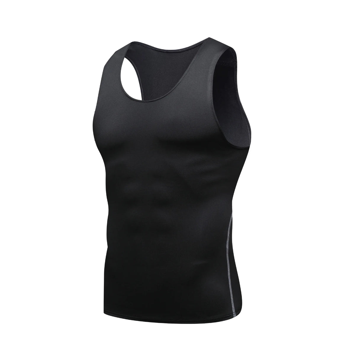 Men's Quick-Dry Compression Gym Vest, image 3 of 11