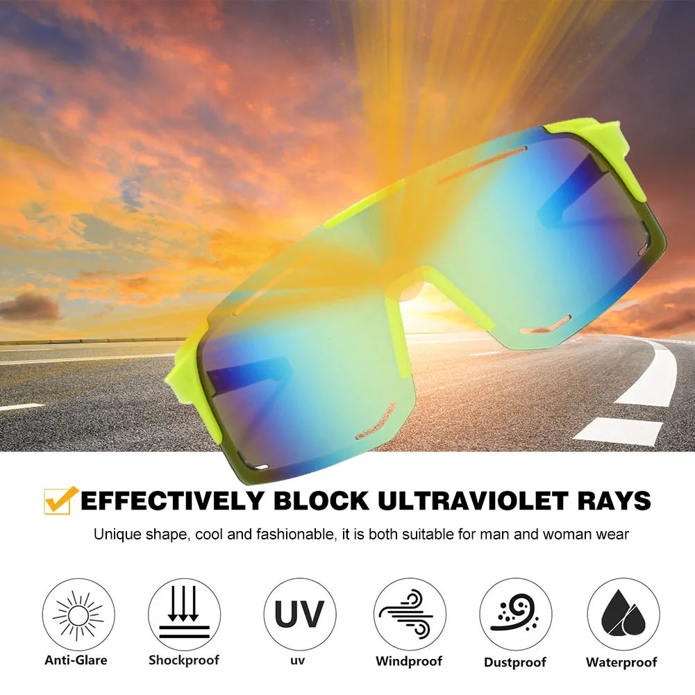 Polarized Cycling Sunglasses UV Protection Windproof Glasses Men