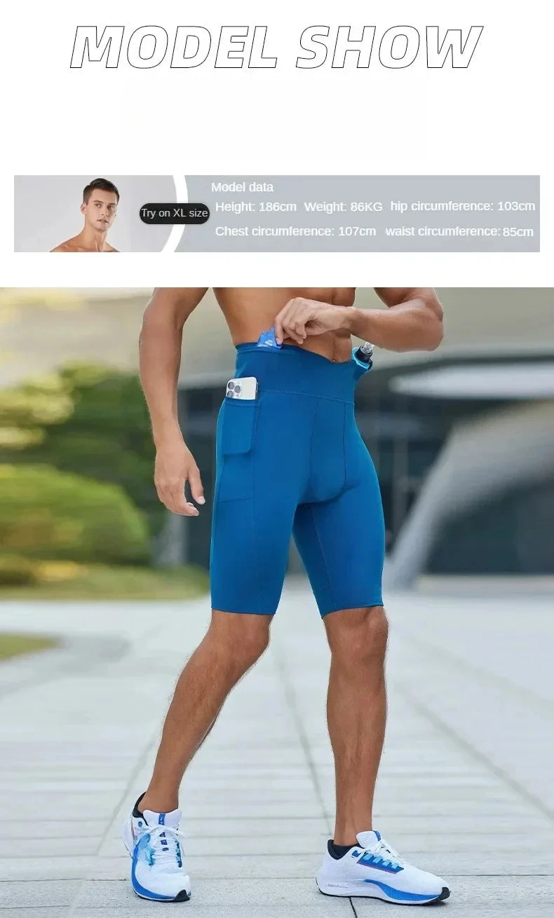 Compression Shorts Men Running Tights Women Workout Short