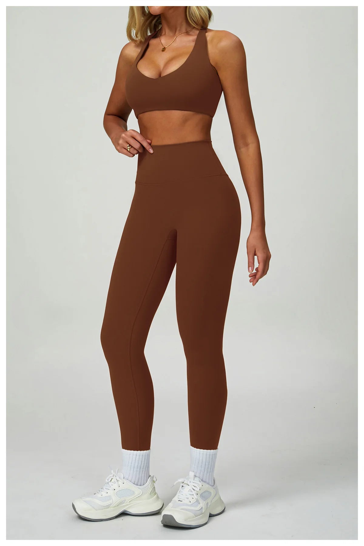 Women's 2-Piece Yoga Set, Leggings or Shorts, image 25 of 60