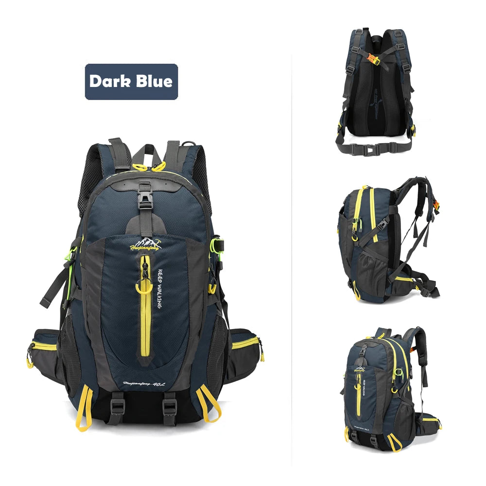 40L Water Resistant Travel Backpack Camping Hiking Laptop
