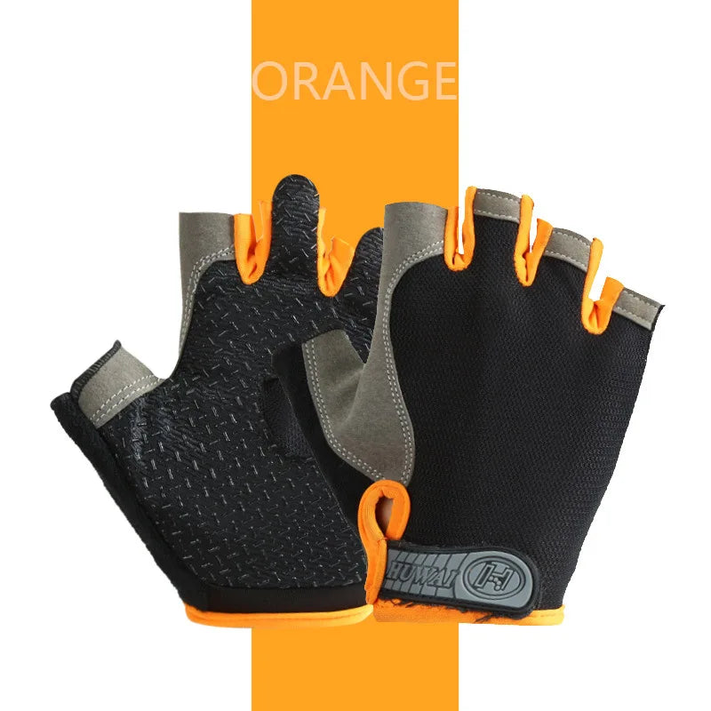 Unisex Half-Finger Anti-Slip Gym Gloves