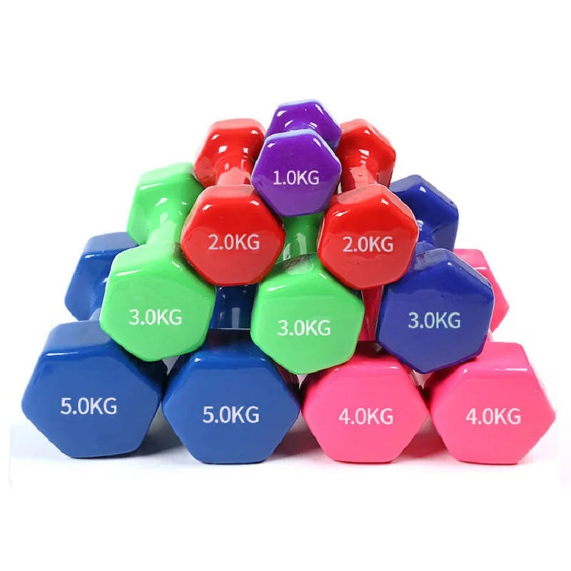 Non-Slip Fitness Dumbbell, 2kg, 2.5kg or 3kg