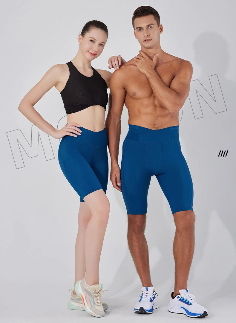 Compression Shorts Men Running Tights Women Workout Short