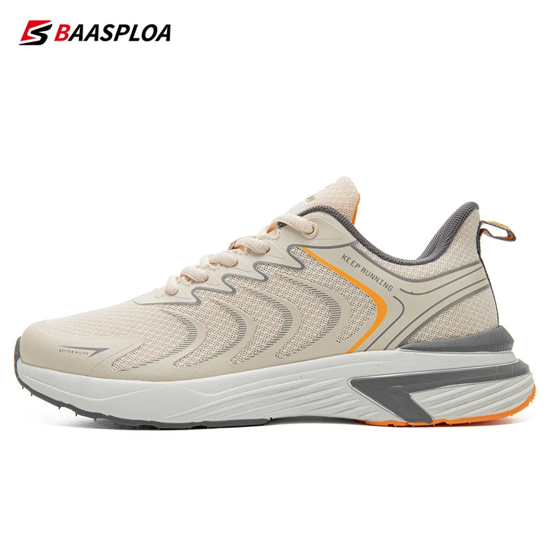 Baasploa Men Professional Running Shoes New Mesh Breathable