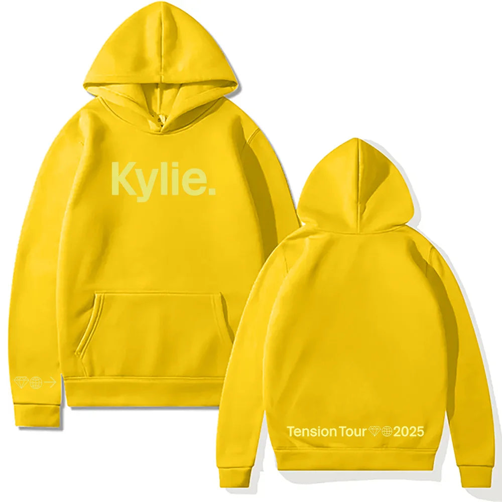 Kylie Minogue Tension Tour Logo Hoodie Hip Hop