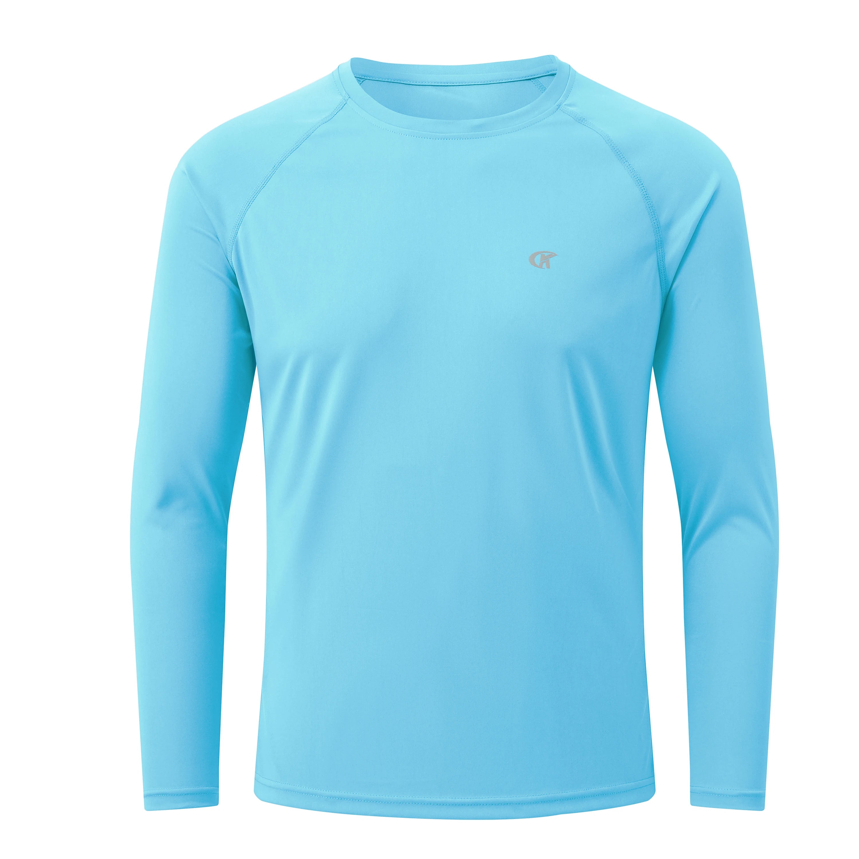 Men UPF 50+ Long Sleeve T-Shirt, Rash Guard