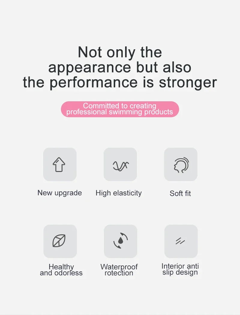 PU Coated Swimming Cap Unisex Comfortable Summer Swimming