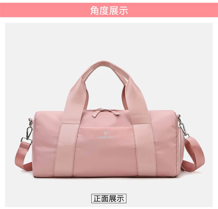 Women's Gym Bag with Separate Shoe Compartment, image 34 of 47
