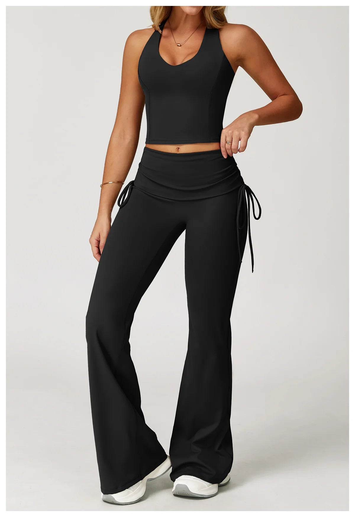 Women's Sports Bra and Bottoms Yoga Set, image 28 of 44