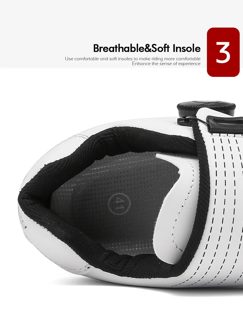 Athletic Cycling Shoes MTB Men Self-locking Cleats Road