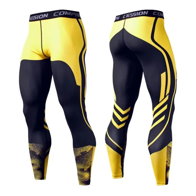 Men's Compression Pants Men Sportswear Training Legging Gym