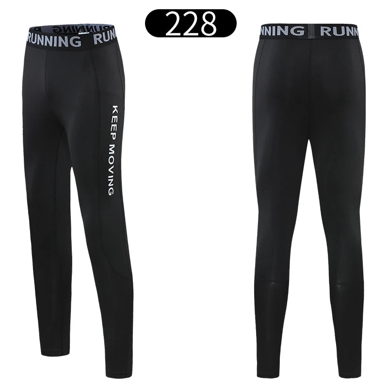 Mens Compression Pants Quick Dry Sportswear Running Tights