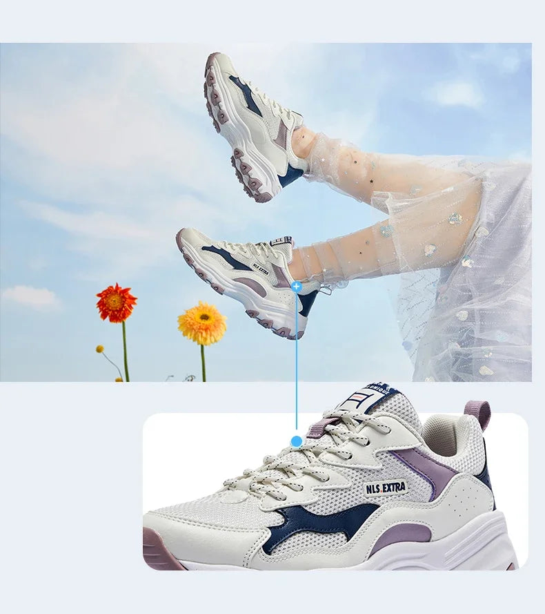 QIAODAN Leisure Shoes Women 2023 Fashion Sports Shoes