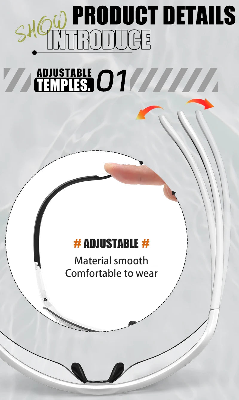 SCVCN Photochromic Cycling Glasses Men MTB Cycling Sunglasses