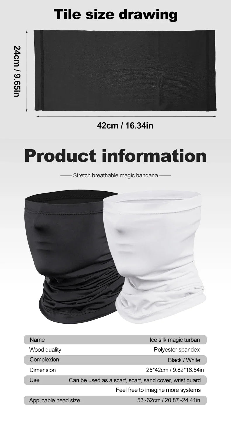 Cycling Face Mask Absorb Sweat Breathable Fishing Training