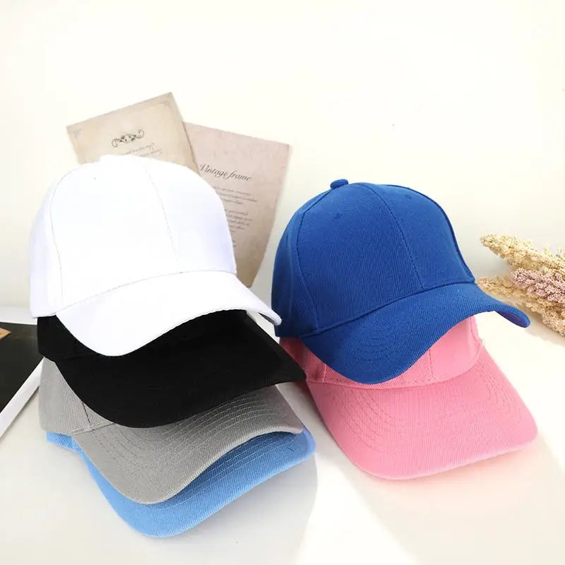 Fashion Candy Color Kids Baseball Cap Sun Protection