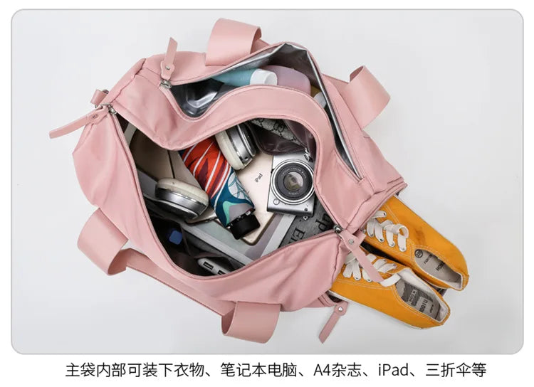 Women's Gym Bag with Separate Shoe Compartment, image 44 of 47