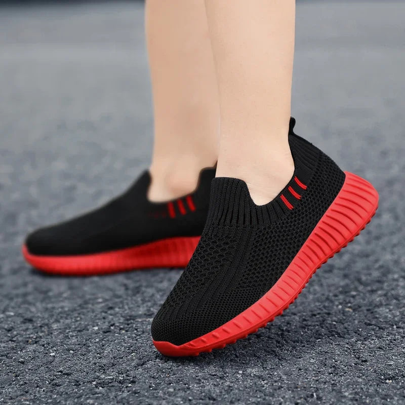 Kids' Slip-On Sock-Style Running Trainers