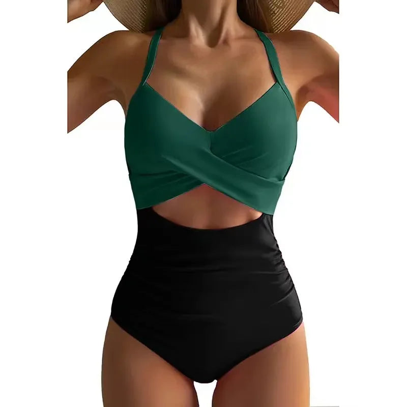 Women's Cross-Back One-Piece Swimsuit, image 29 of 33