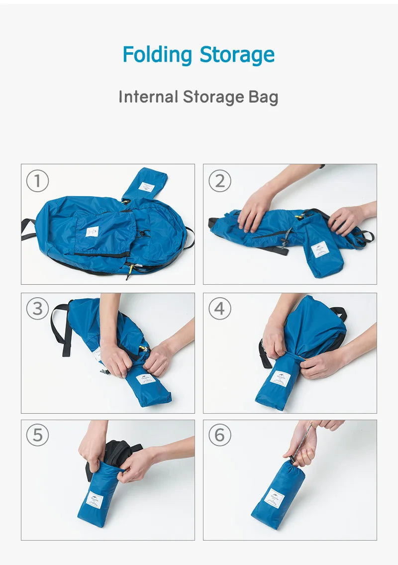 Naturehike Cloudy Goose 18L 22L Silicone Folding Backpack