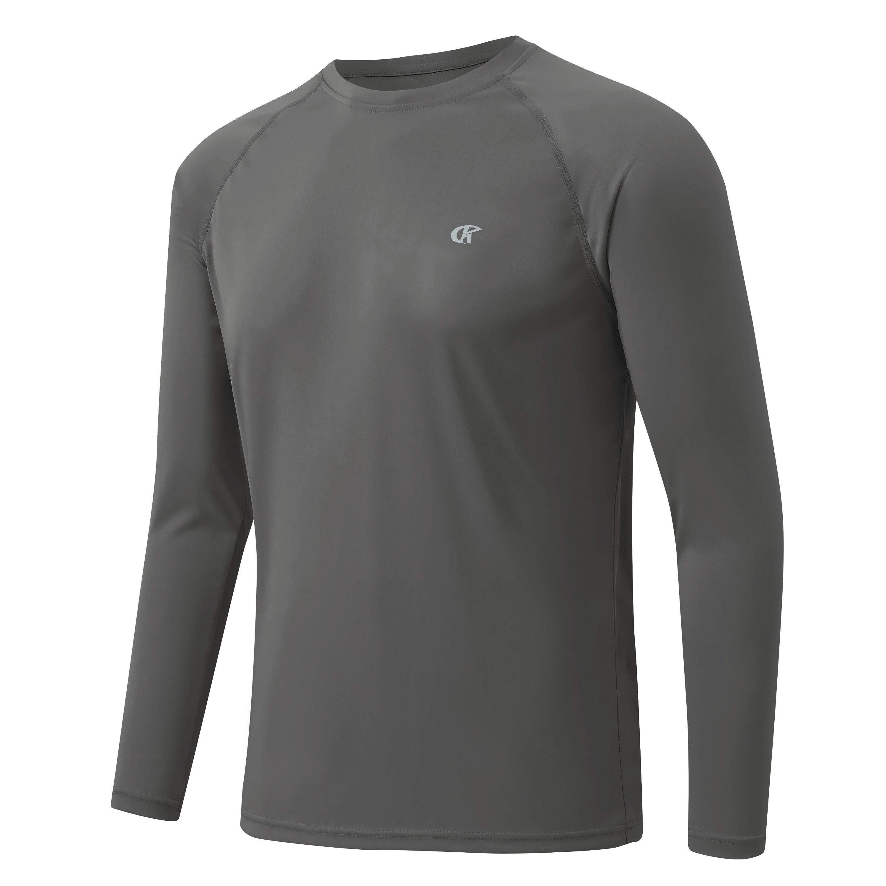 Men UPF 50+ Long Sleeve T-Shirt, Rash Guard