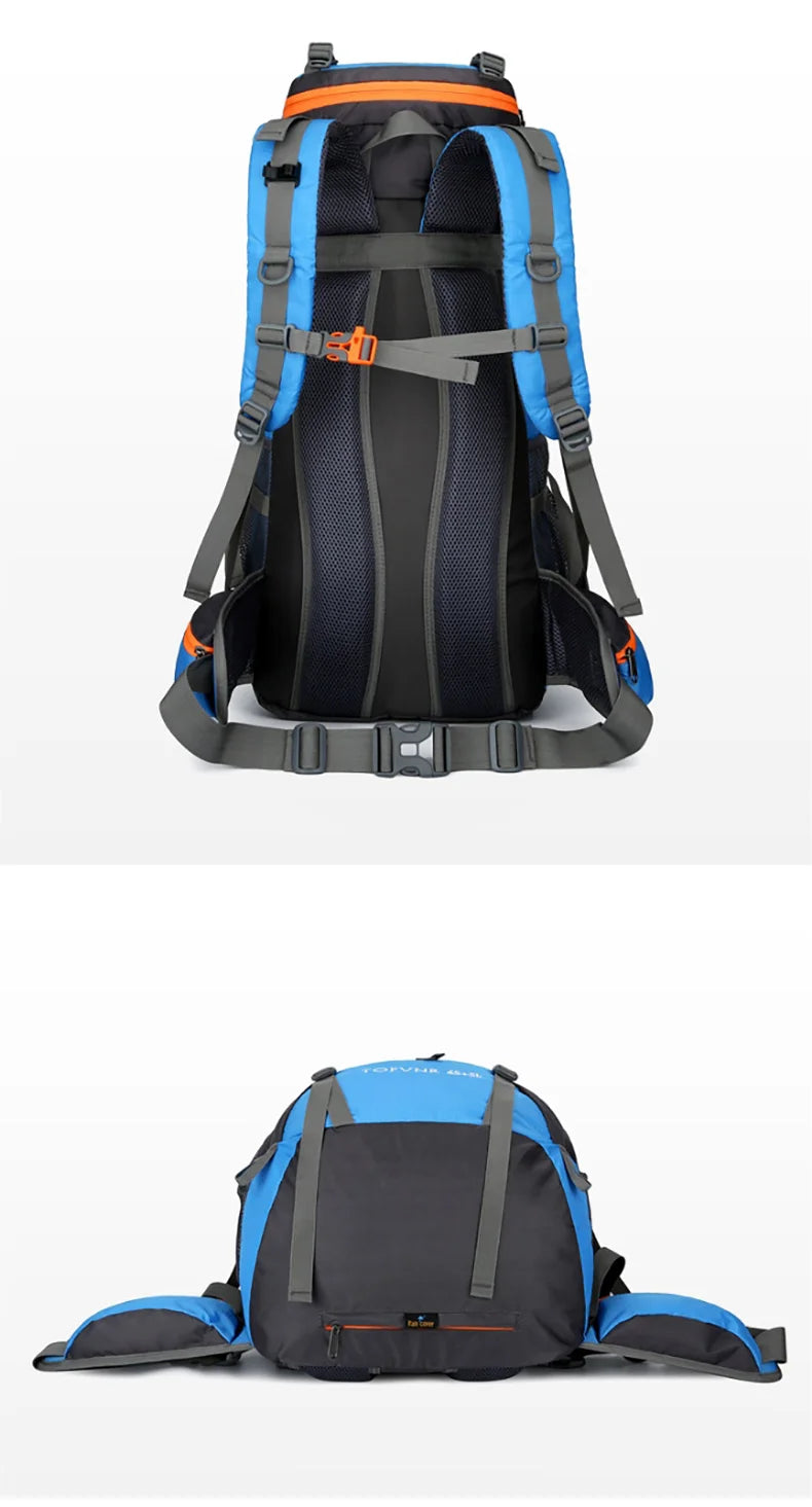 70L Camping Backpack Men's Travel Bag Climbing Rucksack
